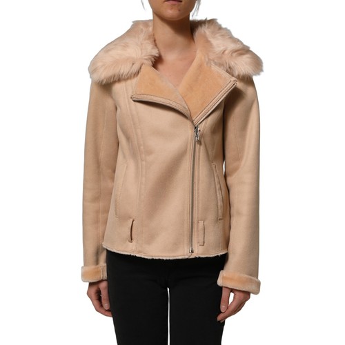 Patrizia pepe jacke - beige, fell