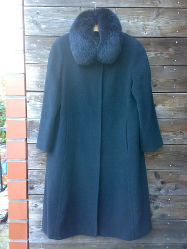 Damen wollmantel mit - wollmantel,