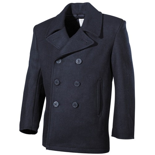Pea coat blau mit - blau,,